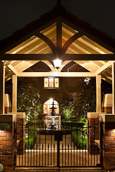 Gardens at Night Project in Focus Outdoor Lighting Roseville 5