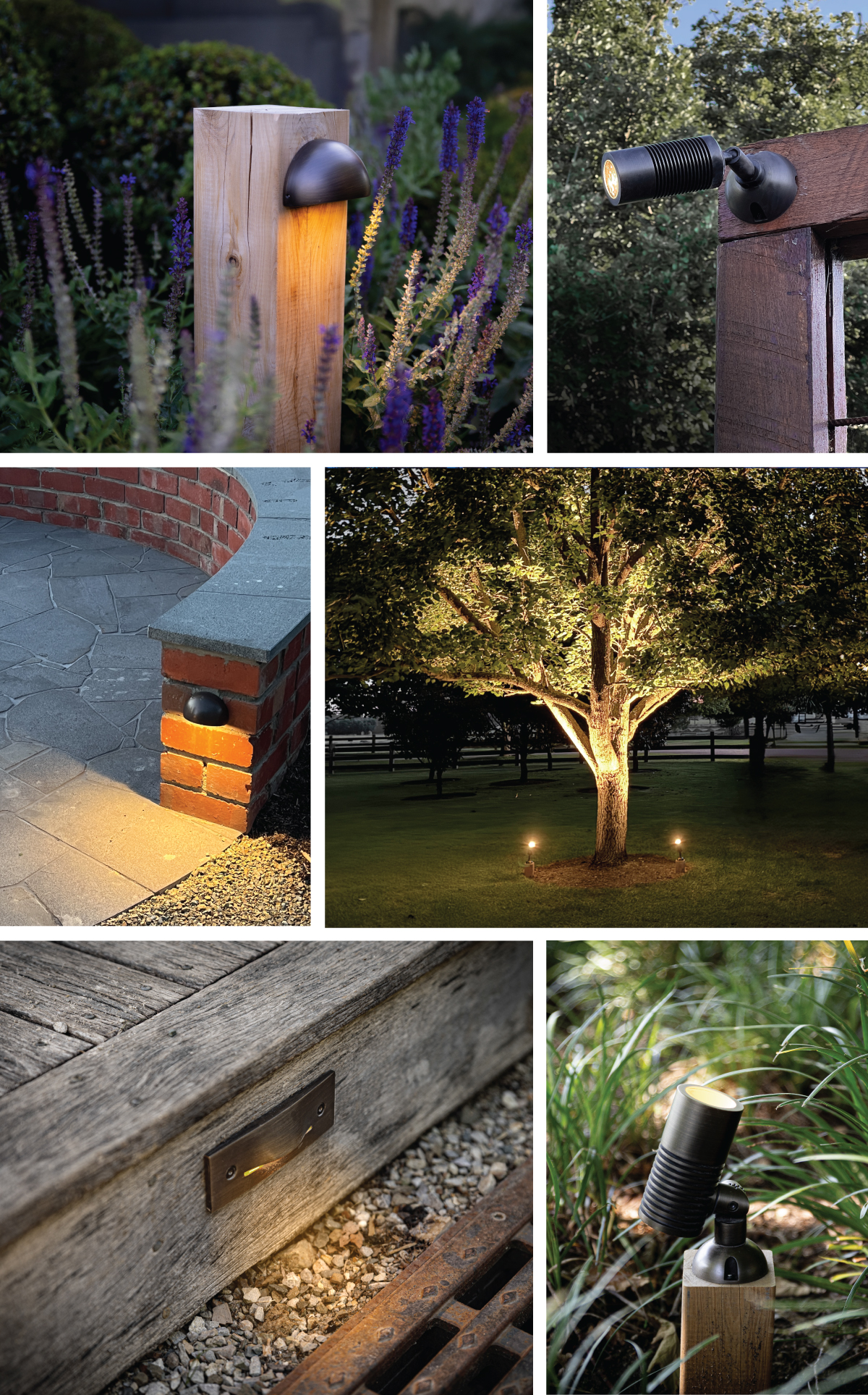 VIC_Semken_GardensatNight_DetailV2 Gardens at Night light fittings on a Semken Landscaping rural project