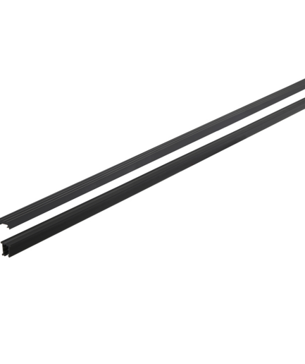 Mounting Profile, 6x12, Series 2, Rigid, 1m, Black